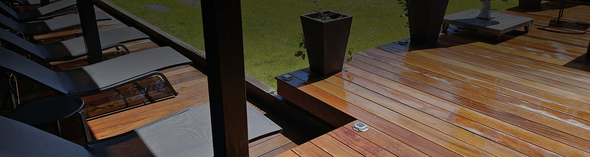 Pose de terrasse en bois près de Biganos